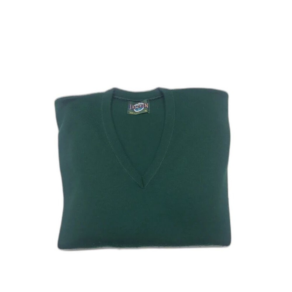 Vtg Jantzen Made in USA green sweater